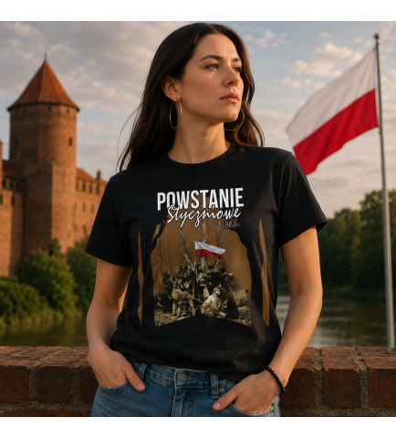 KOSZULKA DAMSKA POWSTANIE STYCZNIOWE